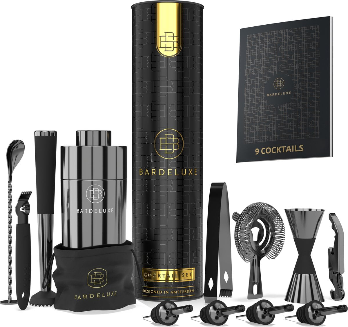 Top 10 cocktailset - BarDeluxe® Cocktail Set - 12-Delig