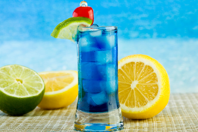 Blue Lagoon Margarita Cocktail