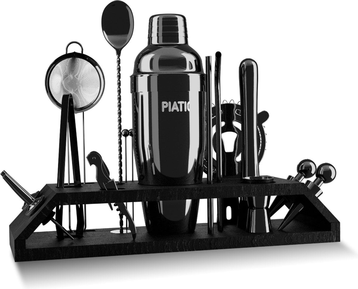 Top 10 cocktailset - Piatio Cocktail Set - Cocktail Shaker - 16 Delig